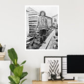 Indische Chief Tanana Alaska 1916 Poster (Thuiskantoor)