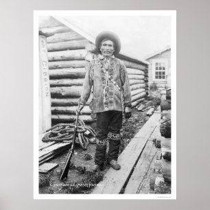 Indische Chief Tanana Alaska 1916 Poster