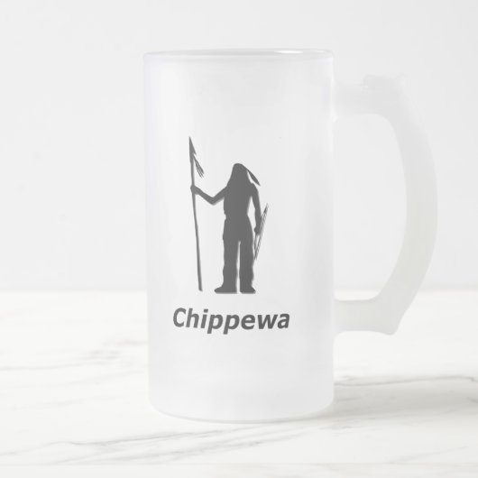 Indische Chippewa Matglas Bierpul (Rechts)