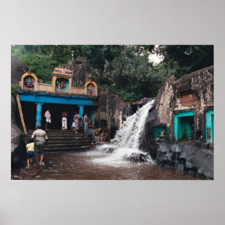 Indische chola-tempel poster