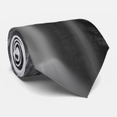 Indische Cliff Herfsten Grayscale Stropdas (Opgerold)