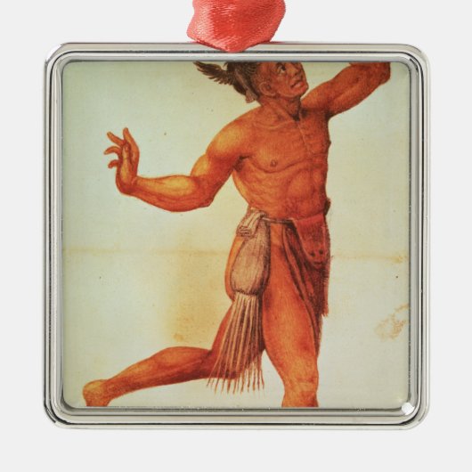 Indische Conjuror Metalen Ornament (Voorkant)