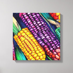 Indische corn canvas afdruk