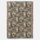 Indische corn in het wicker Basket Natuur Pattern Deken (Voorkant Verticaal)