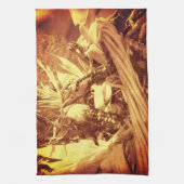 Indische corn in mandje  look Herfst Theedoek (Verticaal)