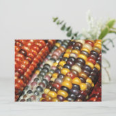 Indische corn over de uitnodiging tot het indienen (Staand voorkant)