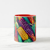 Indische corn tweekleurige koffiemok (Center)