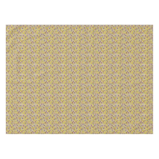 Indische Corn Waterverf Pattern Yellow Tablecloth Tafelkleed (Voorkant (Horizontaal))