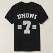 Indische cricketer Dhoni 7 cricket Lover Fan Sport T-shirt (Design voorkant)