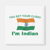 Indische curry magneet (Voorkant)