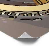 Indische dame met Dove Poster (Hoek)