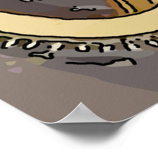 Indische dame met Dove Poster (Hoek)