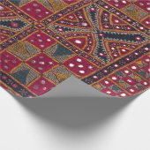 Indische decoratieve kunstdrukken cadeaupapier (Hoek)