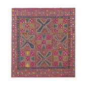 Indische decoratieve kunstdrukken notitieblok (Voorkant)