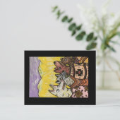 Indische deken honden, Aspen Glow Briefkaart (Staand voorkant)