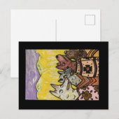 Indische deken honden, Aspen Glow Briefkaart (Voorkant / Achterkant)