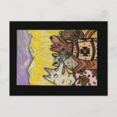Indische deken honden, Aspen Glow Briefkaart (Voorkant)