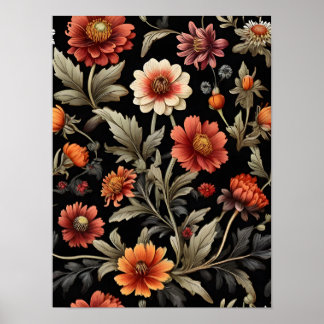 Indische deken Wildflower Poster
