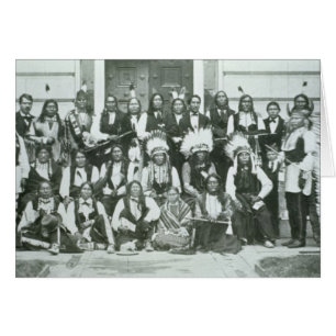 Indische delegatie van Sioux-leiders in Washington