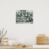 Indische delegatie van Sioux-leiders in Washington Poster (Keuken)