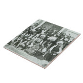 Indische delegatie van Sioux-leiders in Washington Tegeltje (Zijkant)