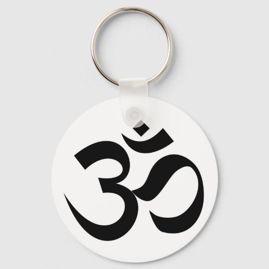 Indische dharmische religie, symbool: mantra Hindu Sleutelhanger (Voorkant)