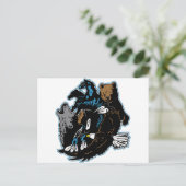 Indische dieren en dieren briefkaart (Staand voorkant)