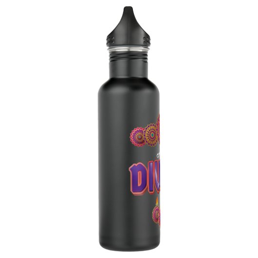 Indische Diwali Festival Happy Diwali Indiaanse fe Waterfles (Links)