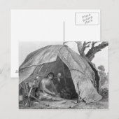 Indische dokter die een medicijnpotje maakt briefkaart (Voorkant / Achterkant)