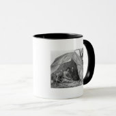 Indische dokter die een medicijnpotje maakt mok (Voorkant rechts)