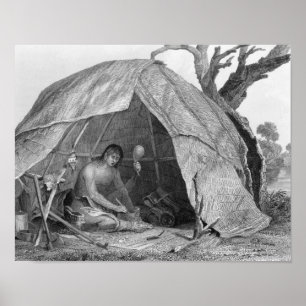 Indische dokter die een medicijnpotje maakt poster