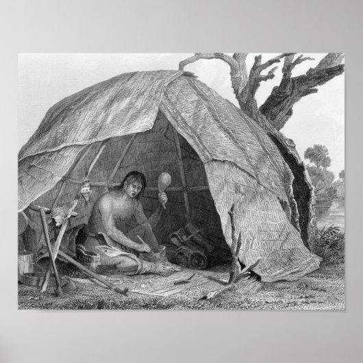 Indische dokter die een medicijnpotje maakt poster (Voorkant)