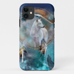 Indische dreamcatcher en etnische stammenwolf Case-Mate iPhone case