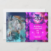 Indische dreamcatcher en etnische stammenwolf kaart (Voorkant)