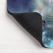 Indische dreamcatcher en etnische stammenwolf muismat (Hoek)