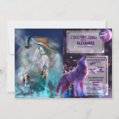 Indische dromer en etnische stammenwolf kaart (Voorkant)