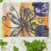 Indische Elephants Kitchen Towel Theedoek (Gevouwen)