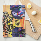 Indische Elephants Kitchen Towel Theedoek (Quarter Fold)