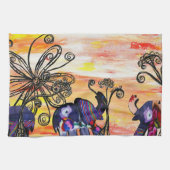 Indische Elephants Kitchen Towel Theedoek (Horizontaal)