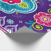 Indische en Pakistaanse truckerkunst naadloos in h Cadeaupapier (Hoek)