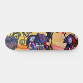 Indische esthetische skateboard (Horizontaal)