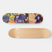 Indische esthetische skateboard (Horizontaal)