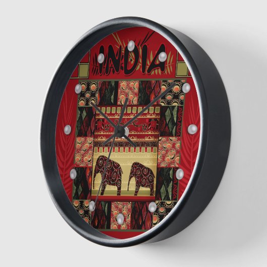 Indische etnische patchwork-olifanten (Hoek)