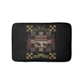 Indische etnische patchwork-olifanten badmat (Voorkant)