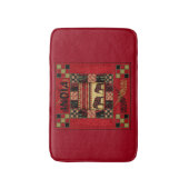 Indische etnische patchwork-olifanten badmat (Voorkant Verticaal)