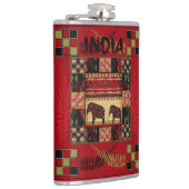 Indische etnische patchwork-olifanten heupfles (Rechts)