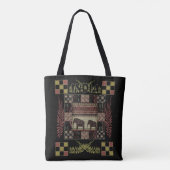 Indische etnische patchwork-olifanten tote bag (Achterkant)