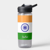 Indische fles, patriottische Indische vlag Waterfles (Links)