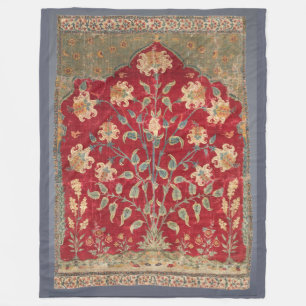 Indische Floral Rug 17e eeuw Fine Art Fleece Deken