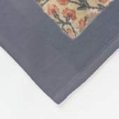 Indische Floral Rug 17e eeuw Fine Art Fleece Deken (Hoek)